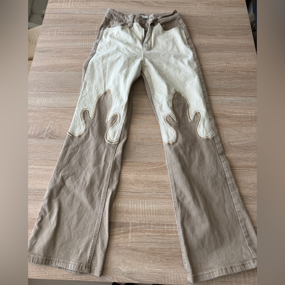 12th Tribe High Noon Two Tone Western Pants